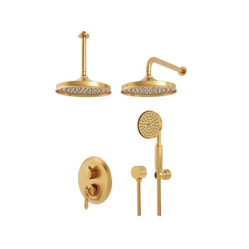 BRASS-شیر-حمام-توکار-شودر-زیگموند-تیپ3-طلایی-مات