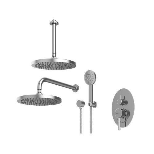 دوش-حمام-توکار-شودر-مدل-روگن-ABS-رنگ-کروم-تیپ-سه شیر حمام توکار شودر مدل روگن ABS تیپ 3 رنگ کروم | قیمت، مشخصات و خرید