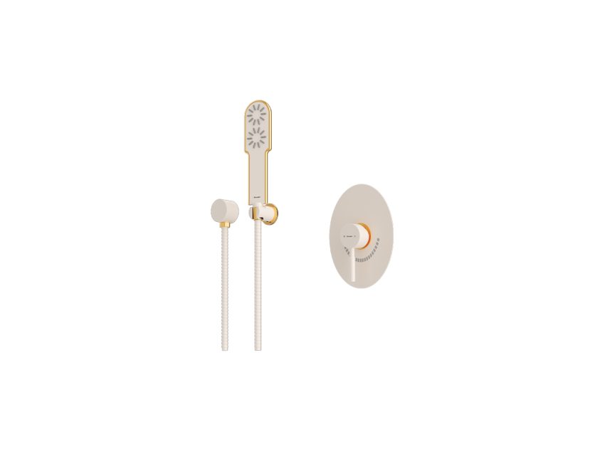 دوش-حمام-توکار-شودر-مدل-روگن-BRASS-رنگ-شیری-طلایی-تیپ-دو