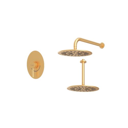 دوش-حمام-توکار-شودر-مدل-روگن-BRASS-رنگ-طلایی-مات-تیپ-یک