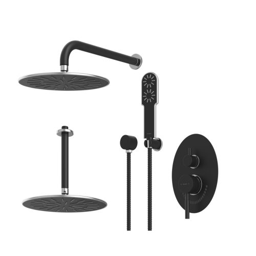 دوش-حمام-توکار-شودر-مدل-روگن-BRASS-رنگ-مشکی-کروم-تیپ-سه دوش-حمام-توکار-شودر-مدل-روگن-BRASS-رنگ-مشکی-کروم-تیپ-سه