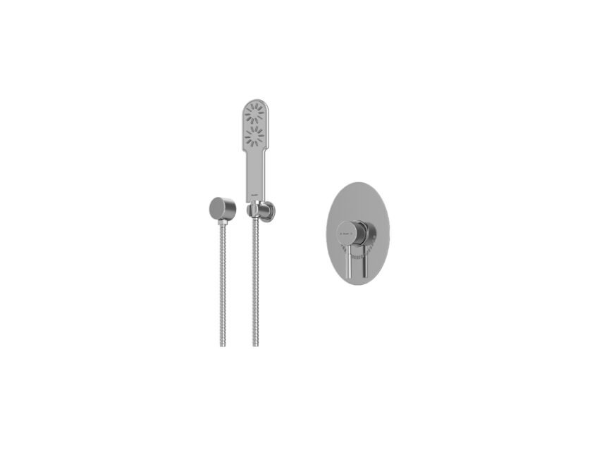 شیر حمام توکار شودر مدل روگن BRASS تیپ 2 | قیمت و خرید