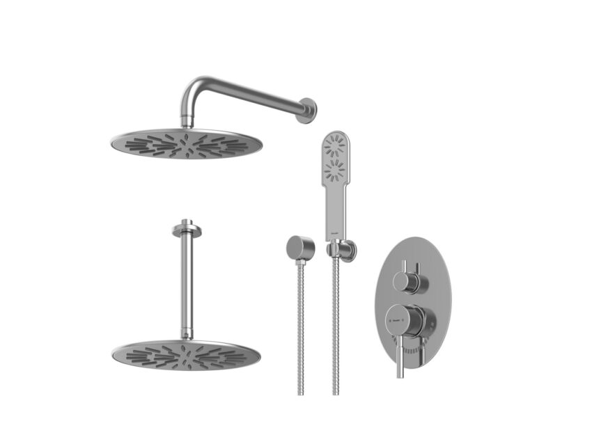 دوش-حمام-توکار-شودر-مدل-روگن-BRASS-رنگ-کروم-تیپ-سه