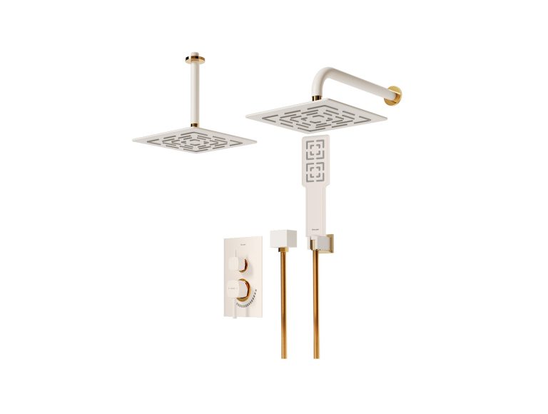 شیر حمام توکار شودر مدل رومر BRASS تیپ 3 | قیمت و خرید