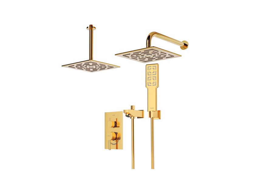 شیر-حمام-رومر-BRASS-طلایی-تیپ4