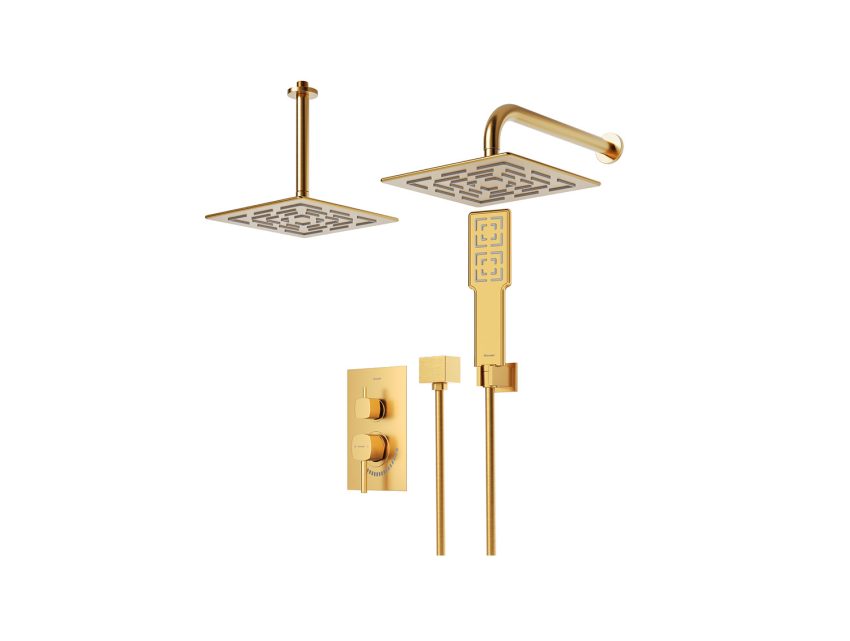 شیر-حمام-رومر-BRASS-طلایی-مات-تیپ3
