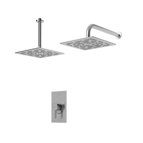شیر حمام توکار شودر مدل رومر/ رومر پلاس BRASS تیپ 1 رنگ کروم مات | قیمت، مشخصات و خرید