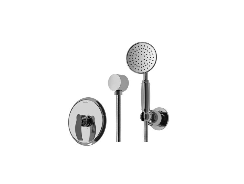 شیر-دوش-حمام-توکار-گلوریس-BRASS-تیپ2-کروم
