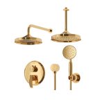 شیر-دوش-حمام-توکار-گلوریس-BRASS-تیپ3-طلایی