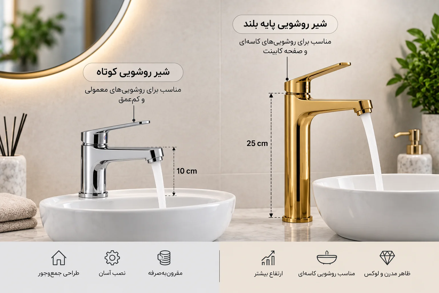 راهنمای نصب و انتخاب شیر مناسب